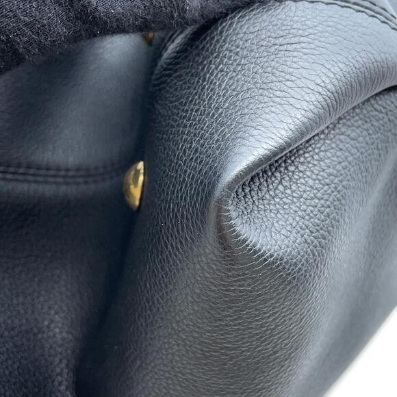 Louis Vuitton Lowkey Cabas Grained Calfskin Tote Bag Black - Picture 9 of 11